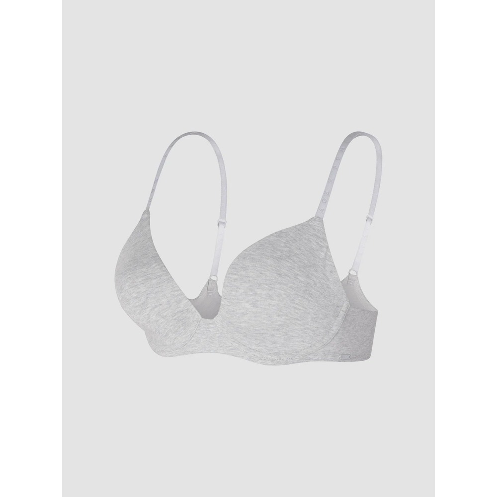 Savage X Fenty Bra Cotton Essentials Unlined 46DDD Grey Underwire Casual